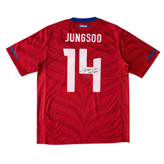 ÁO BÓNG ĐÁ HÀN QUỐC 2010/12 SÂN NHÀ CHÍNH HÃNG + JUNGSOO #14 + CHỮ KÍ CẦU THỦ LEE JUNG SOO -- 377539-611