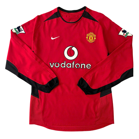 ÁO BÓNG ĐÁ MANCHESTER UNITED 2002/03 SÂN NHÀ CHÍNH HÃNG- PATCH NHA + BECKHAM #7 - 01857429