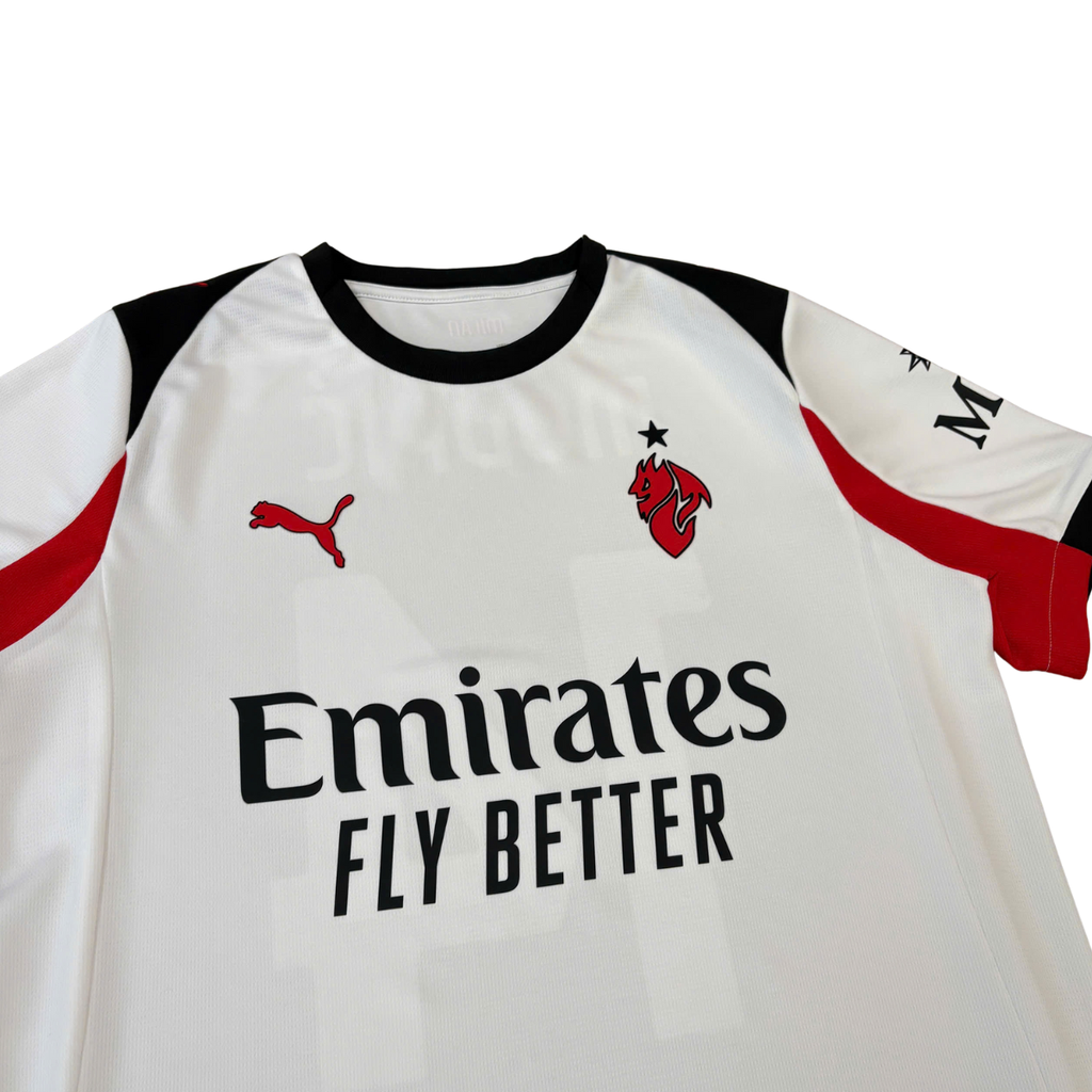 ÁO BÓNG ĐÁ AC MILAN 2025/26 SÂN KHÁCH CHÍNH HÃNG FAN + MODRIĆ #14 + BITPANDA - 779971-02