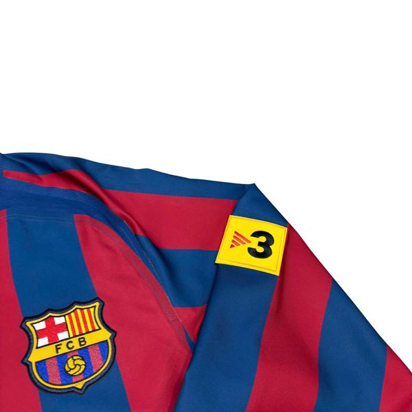 ÁO BÓNG ĐÁ BARCELON 2005/06 SÂN NHÀ CHÍNH HÃNG REISSUE - RONALDINHO #10 -- HQ1462-471