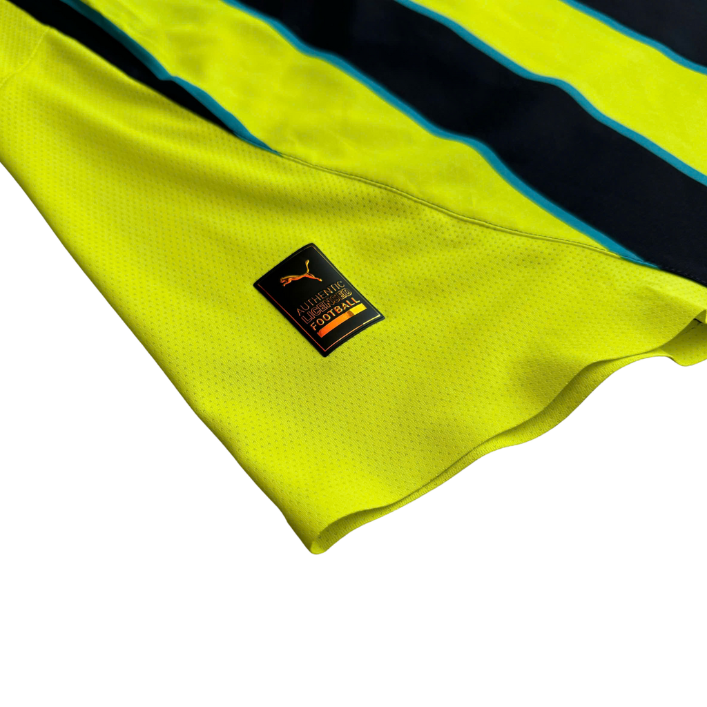 ÁO BÓNG ĐÁ MANCHESTER CITY 2024/25 SÂN KHÁCH CHÍNH HÃNG PLAYER HAALAND 9 PHÔNG EPL+PATCH - 775085-02 - KHÔNG TAG - 10/10