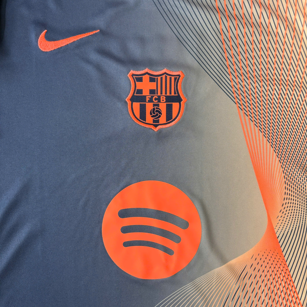 ÁO PRE-MATCH BARCELONA 2025/26 CHÍNH HÃNG FAN HM3437-411