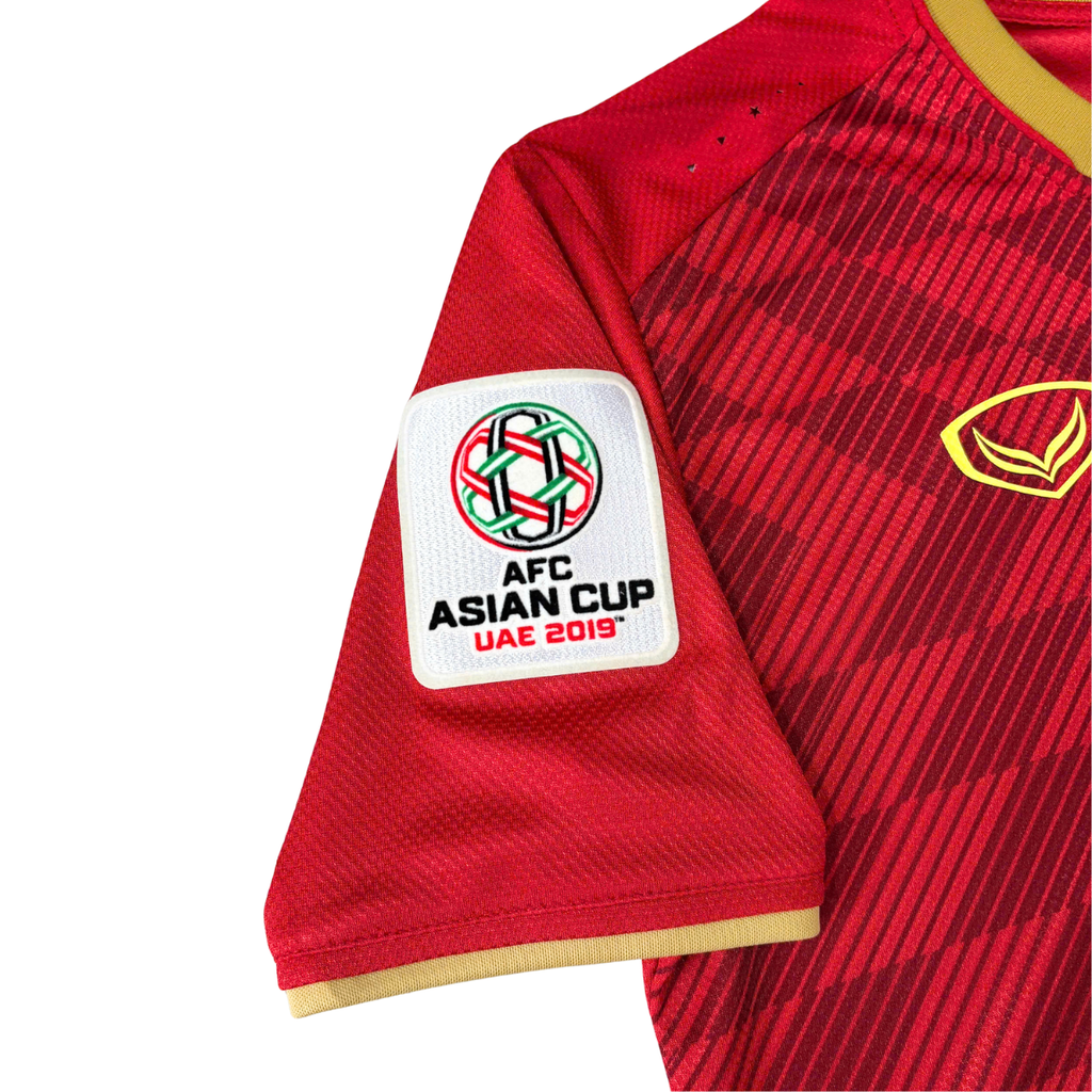 ÁO BÓNG ĐÁ VIỆT NAM 2019 SÂN NHÀ CHÍNH HÃNG PLAYER 038-923 - ĐỖ DUY MẠNH #2 + PATCH ASIAN CUP 2019