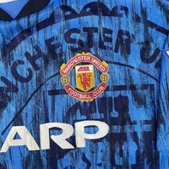 ÁO BÓNG ĐÁ MANCHESTER UNITED 1992/93 AWAY NAME SET SỐ 7 CHÍNH HÃNG (KHÔNG TAG)