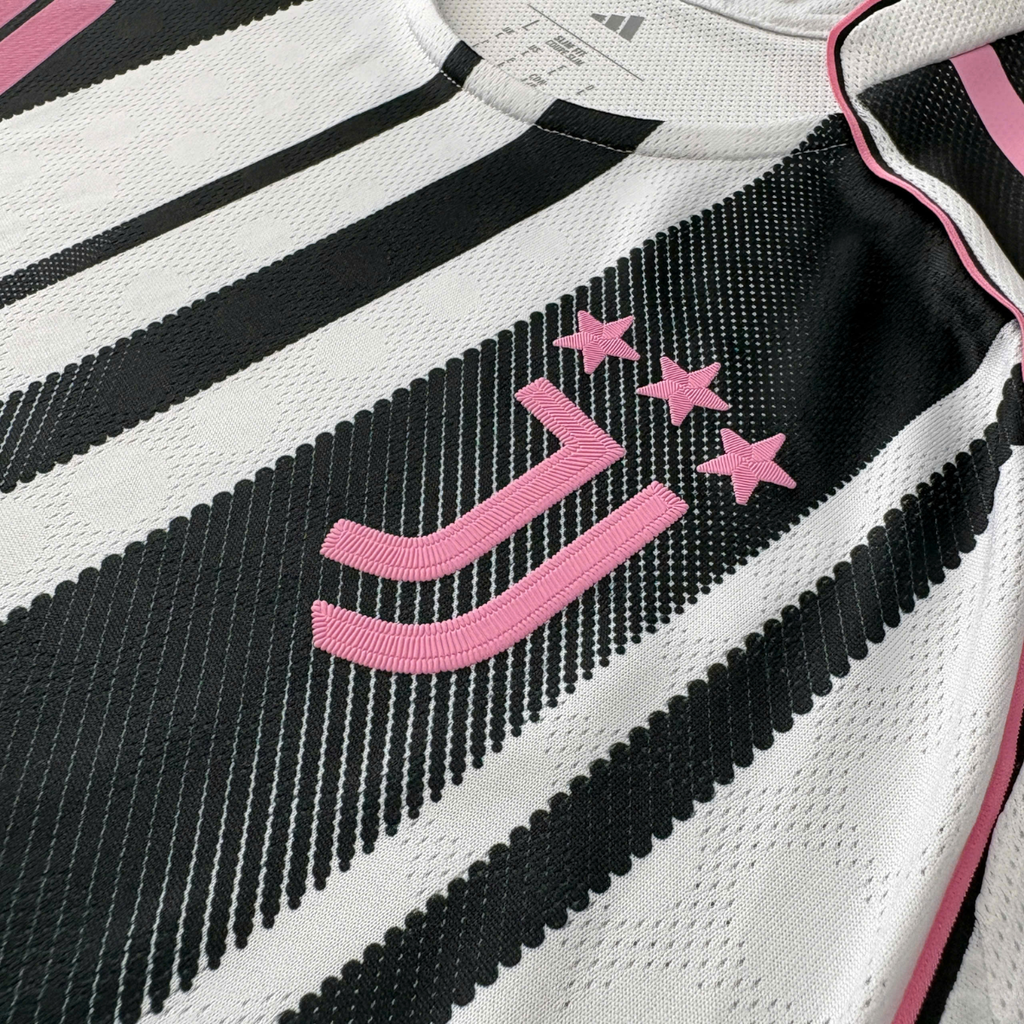 ÁO BÓNG ĐÁ JUVENTUS 2025/26 SÂN NHÀ CHÍNH HÃNG PLAYER KHÔNG TAG JJ4314