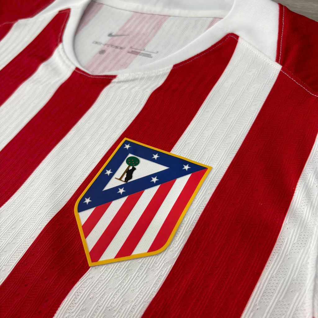ÁO BÓNG ĐÁ ATLETICO MADRID 2025/26 SÂN NHÀ CHÍNH HÃNG PLAYER HJ4541-614 KHÔNG TAG - 10/10