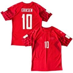 ÁO BÓNG ĐÁ ĐAN MẠCH 2022/23 CHÍNH HÃNG SÂN NHÀ FAN 218713 - NAME PATCH WORLD CUP ERIKSEN