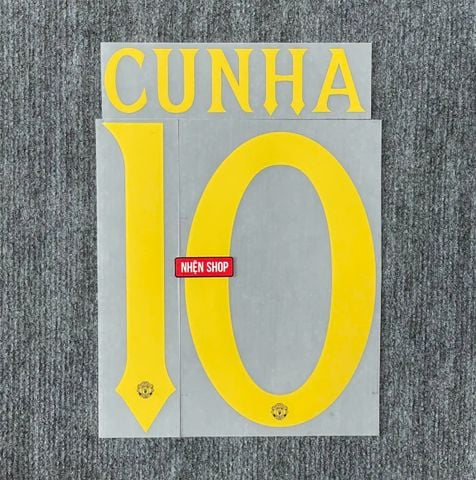 NAMESET CUNHA 10 AUTHENTIC MUFC MANCHESTER UNITED SÂN KHÁCH THỨ BA 2025/26 CUP