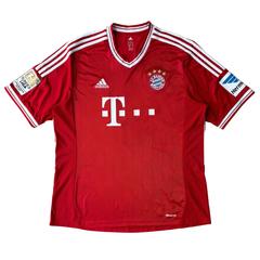 ÁO BÓNG ĐÁ BAYERN MUNICH 2013/14 SÂN NHÀ CHÍNH HÃNG FAN  + RIBÉRY #7 - SIZE XL (UK)