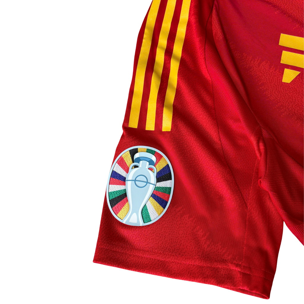 ÁO BÓNG ĐÁ TÂY BAN NHA 2024 SÂN NHÀ CHÍNH HÃNG PLAYER - PATCH EURO, FINAL DETAIL 2024, PATCH UNL WINNER 2023 - WILLIAMS JR. #17 - IP9333.