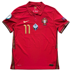 ÁO BÓNG ĐÁ BỒ ĐÀO NHA 2020 SÂN NHÀ CHÍNH HÃNG PLAYER + PATCH EURO 2020, PATCH UNL WINNER 2019 & B.FERNANDES #11 - CD0587-687