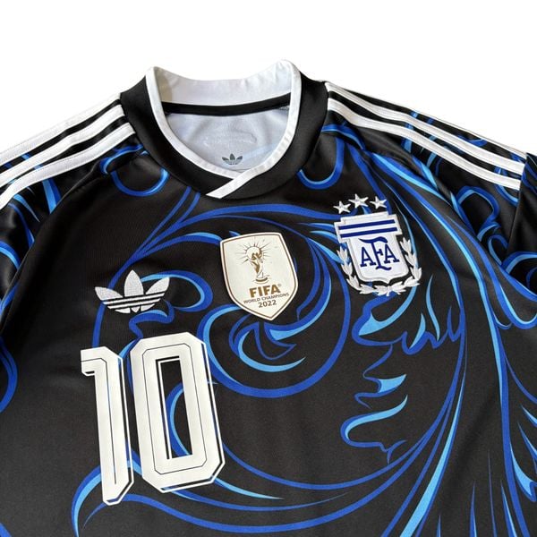 ÁO BÓNG ĐÁ ARGENTINA WC2026 SÂN KHÁCH CHÍNH HÃNG FAN + MESSI #10 - JM8395