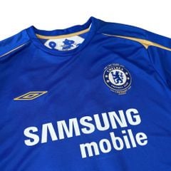 ÁO BÓNG ĐÁ CHELSEA SÂN NHÀ 2005/06 BẢN KỈ NIỆM 100 NĂM (10/10, NAMESET J.COLE-10)