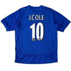 ÁO BÓNG ĐÁ CHELSEA SÂN NHÀ 2005/06 BẢN KỈ NIỆM 100 NĂM (10/10, NAMESET J.COLE-10)
