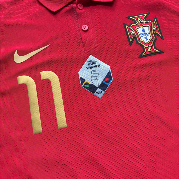 ÁO BÓNG ĐÁ BỒ ĐÀO NHA 2020 SÂN NHÀ CHÍNH HÃNG PLAYER + PATCH EURO 2020, PATCH UNL WINNER 2019 & B.FERNANDES #11 - CD0587-687
