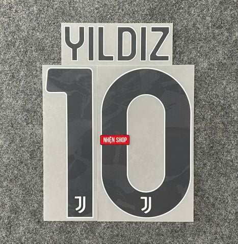 NAMESET YILDIZ 10 AUTHENTIC JUVENTUS SÂN NHÀ 2025/26 SERIE A