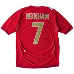 ÁO BÓNG ĐÁ ANH 2006/08 SÂN KHÁCH CHÍNH HÃNG + BECKHAM #7 - 17144489