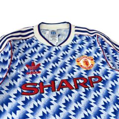 ÁO BÓNG ĐÁ MANCHESTER UNITED 1990/92 SÂN KHÁCH CHÍNH HÃNG REISSUE - JM5495