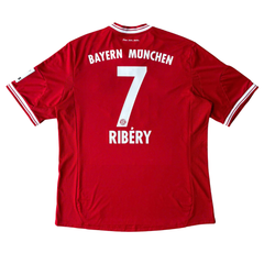 ÁO BÓNG ĐÁ BAYERN MUNICH 2013/14 SÂN NHÀ CHÍNH HÃNG FAN  + RIBÉRY #7 - SIZE XL (UK)