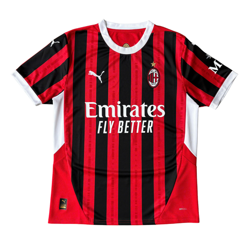 ÁO BÓNG ĐÁ AC MILAN 2024/25 SÂN NHÀ CHÍNH HÃNG FAN - 774979-01