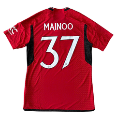 ÁO BÓNG ĐÁ MANCHESTER UNITED 2023/24 SÂN NHÀ CHÍNH HÃNG PLAYER + PATCH FA CUP 12, FINAL DETAIL THÊU + MAINOO #37 - IN3520