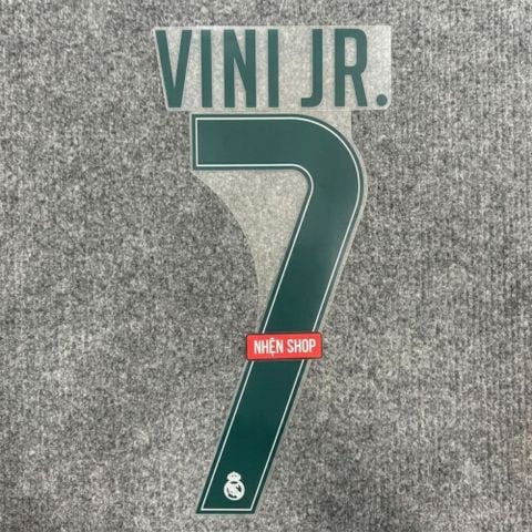 NAMESET VINI JR. 7 AUTHENTIC REAL MADRID SÂN NHÀ 2026/27 CUP