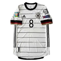 ÁO BÓNG ĐÁ ĐỨC 2020 SÂN NHÀ CHÍNH HÃNG PLAYER - PATCH EURO 2020 + KROOS #8 - EH6104