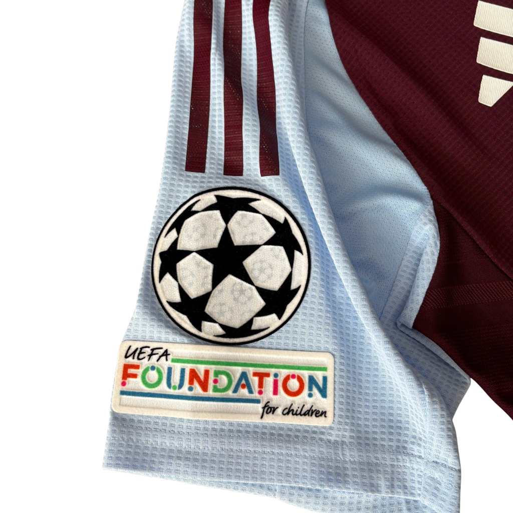 ÁO BÓNG ĐÁ ASTON VILLA 2024/25 SÂN NHÀ CHÍNH HÃNG PLAYER + PATCH C1 - JD1200