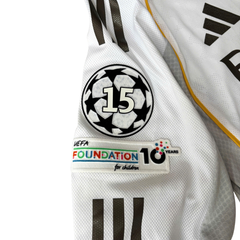 ÁO BÓNG ĐÁ REAL MADRID 2025/26 SÂN NHÀ TAY DÀI CHÍNH HÃNG PLAYER - PATCH C1, INTERCONTINENTAL CHAMPIONS 2024 - BELLINGHAM #5 - JN8866