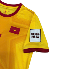 ÁO BÓNG ĐÁ VIỆT NAM 2021 THỦ MÔN CHÍNH HÃNG PLAYER + PATCH AFC WOMEN'S ASIAN CUP INDIA 2022 #14 T.T.K.THANH + CHỮ KÍ