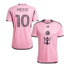 ÁO BÓNG ĐÁ INTER MIAMI 2024/25 CHÍNH HÃNG SÂN NHÀ PLAYER MESSI #10- JE9742