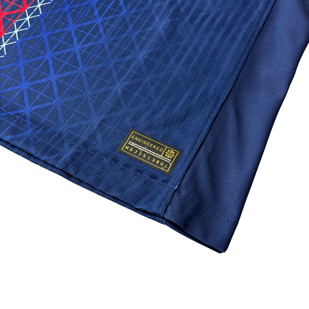 ÁO BÓNG ĐÁ PSG 2025/26 SÂN NHÀ CHÍNH HÃNG PLAYER KVARATSKHELIA #7 PHÔNG LIGUE 1 - HJ4547-411 - KHÔNG TAG - 10/10