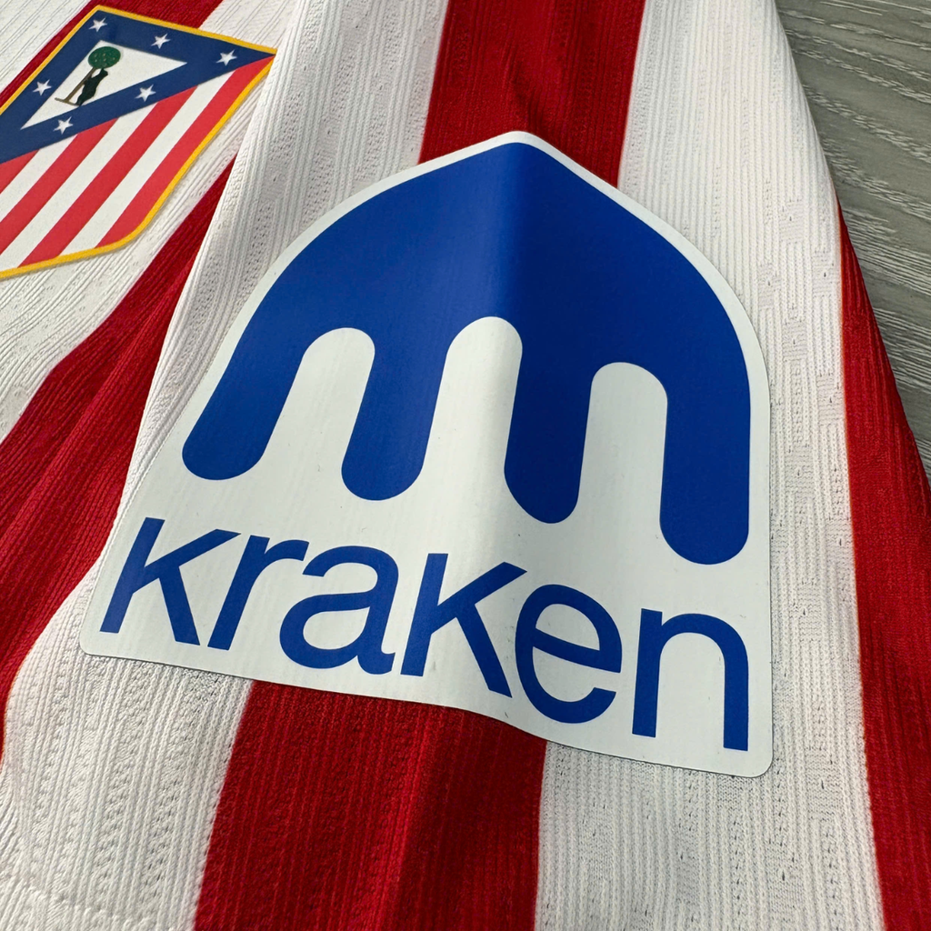 ÁO BÓNG ĐÁ ATLETICO MADRID 2025/26 SÂN NHÀ CHÍNH HÃNG PLAYER HJ4541-614 KHÔNG TAG - 10/10