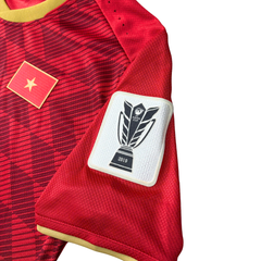ÁO BÓNG ĐÁ VIỆT NAM 2019 SÂN NHÀ CHÍNH HÃNG PLAYER 038-923 - ĐỖ DUY MẠNH #2 + PATCH ASIAN CUP 2019