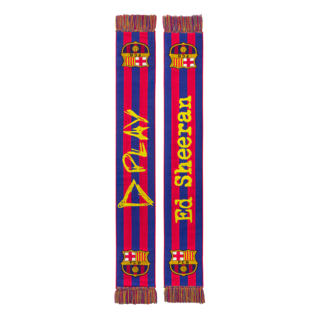 KHĂN CHOÀNG BARCELONA X ED SHEERAN BLAUGRANA LIMITED EDITION