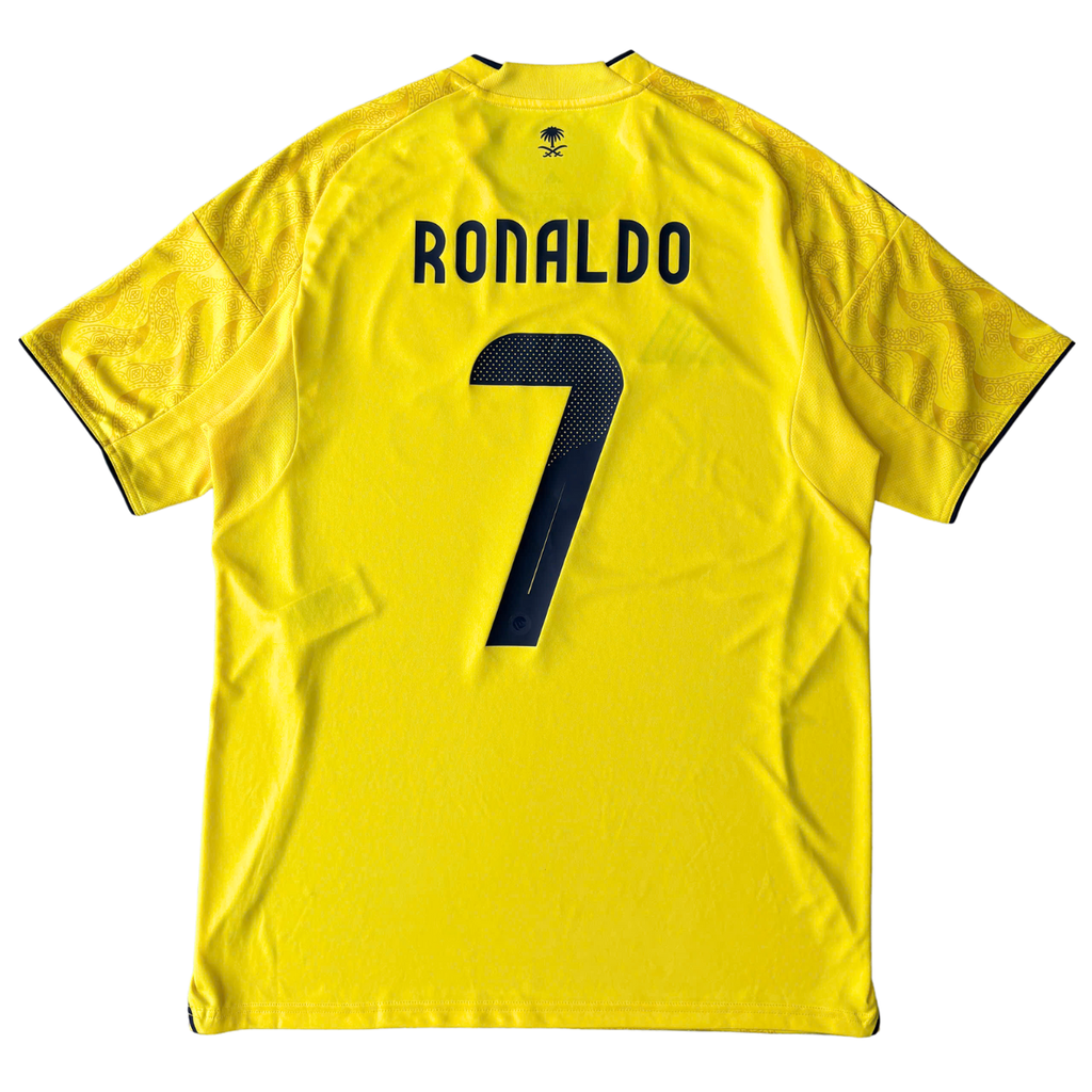 ÁO BÓNG ĐÁ AL NASSR 2025/26 SÂN NHÀ CHÍNH HÃNG FAN RONALDO #7 JN7982 - KHÔNG TAG - 10/10