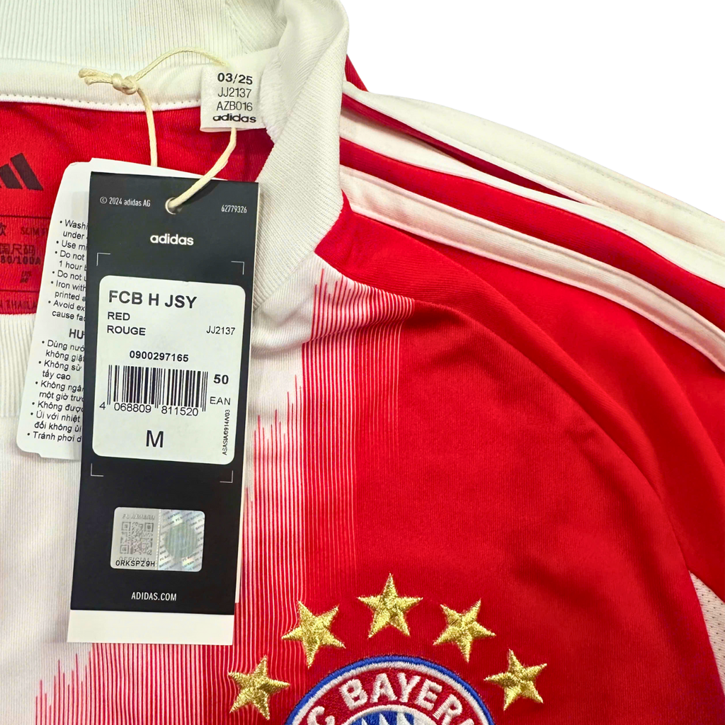 ÁO BÓNG ĐÁ BAYERN MUNICH 2025/26 CHÍNH HÃNG SÂN NHÀ FAN JJ2137