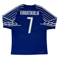 ÁO BÓNG ĐÁ PSG 2024/25 THỨ TƯ TAY DÀI CHÍNH HÃNG PLAYER KVARATSKHELIA #7 PHÔNG C1 HJ7322-493 - KHÔNG TAG - 10/10