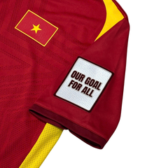 ÁO BÓNG ĐÁ VIỆT NAM 2021 SÂN NHÀ CHÍNH HÃNG PLAYER + PATCH AFC WOMEN'S ASIAN CUP 2022 #12 P.T.H.YEN + CHỮ KÍ