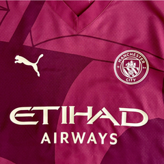 ÁO BÓNG ĐÁ MANCHESTER CITY 2024/25 THỨ BA CHÍNH HÃNG PLAYER FODEN #47 PHÔNG EPL - 775096-03 - KHÔNG TAG - 10/10