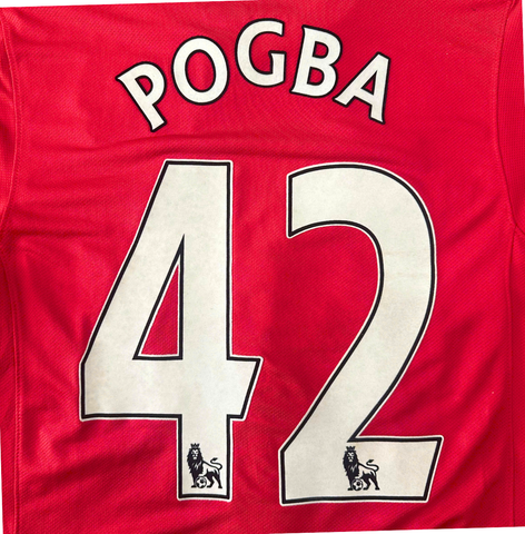 ÁO BÓNG ĐÁ MANCHESTER UNITED 2011/12 CHÍNH HÃNG BẢN FAN NAMESET POGBA 42 - 423932-623