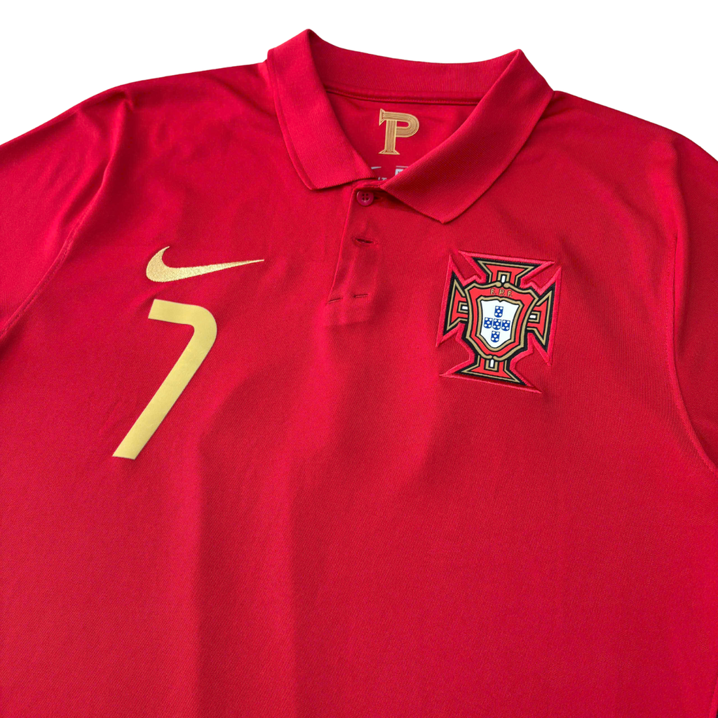 ÁO BÓNG ĐÁ BỒ ĐÀO NHA 2020/21 SÂN NHÀ CHÍNH HÃNG FAN + RONALDO #7 - CD0704-687