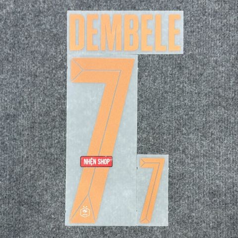 NAMESET DEMBELE 7 AUTHENTIC PHÁP WC2026 SÂN KHÁCH
