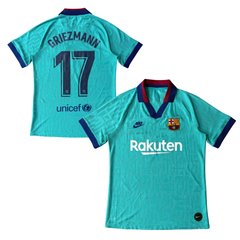ÁO BÓNG ĐÁ BARCELONA 2019/20 THỨ BA CHÍNH HÃNG PLAYER + GRIEZMANN 17 - AR9343-310