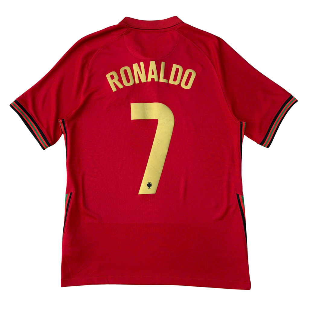ÁO BÓNG ĐÁ BỒ ĐÀO NHA 2020/21 SÂN NHÀ CHÍNH HÃNG FAN + RONALDO #7 - CD0704-687