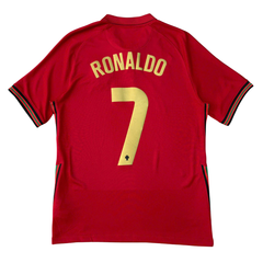ÁO BÓNG ĐÁ BỒ ĐÀO NHA 2020/21 SÂN NHÀ CHÍNH HÃNG FAN + RONALDO #7 - CD0704-687