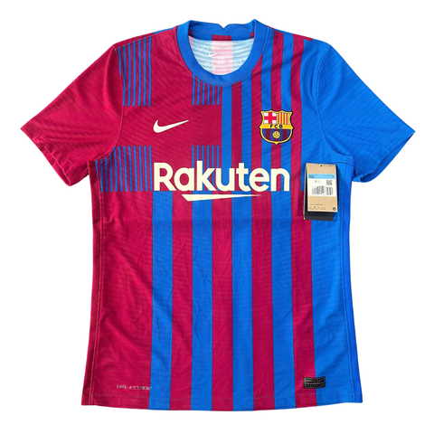 ÁO BÓNG ĐÁ BARCELONA 2021/22 CHÍNH HÃNG SÂN NHÀ BẢN PLAYER - CV7847-428