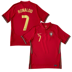 ÁO BÓNG ĐÁ BỒ ĐÀO NHA 2020/21 SÂN NHÀ CHÍNH HÃNG FAN + RONALDO #7 - CD0704-687