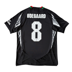 ÁO BÓNG ĐÁ ARSENAL 2024/25 SÂN KHÁCH CHÍNH HÃNG PLAYER + PATCH C1 & ØDEGAARD #8 - IT6147