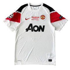 ÁO BÓNG ĐÁ MANCHESTER UNITED 2011/12 SÂN KHÁCH CHÍNH HÃNG FAN + PATCH C1, DETAIL FINAL + BERBATOV #9 - 382470-105
